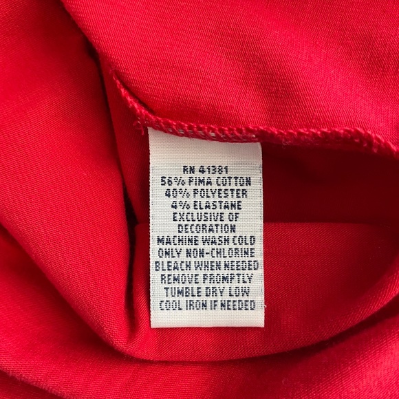 Polo Golf Ralph Lauren Mens Performance Golf Polo Shirt USGA Logo Sz Large Red - Picture 9 of 9